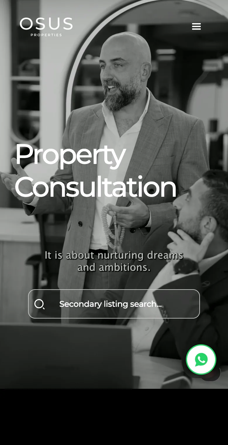 Property consultation, led by a person.