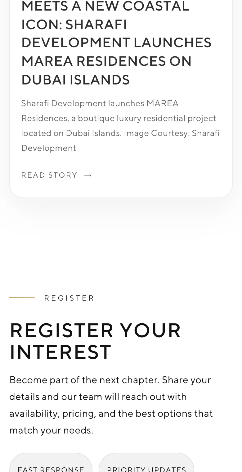 Registering interest is one short form.