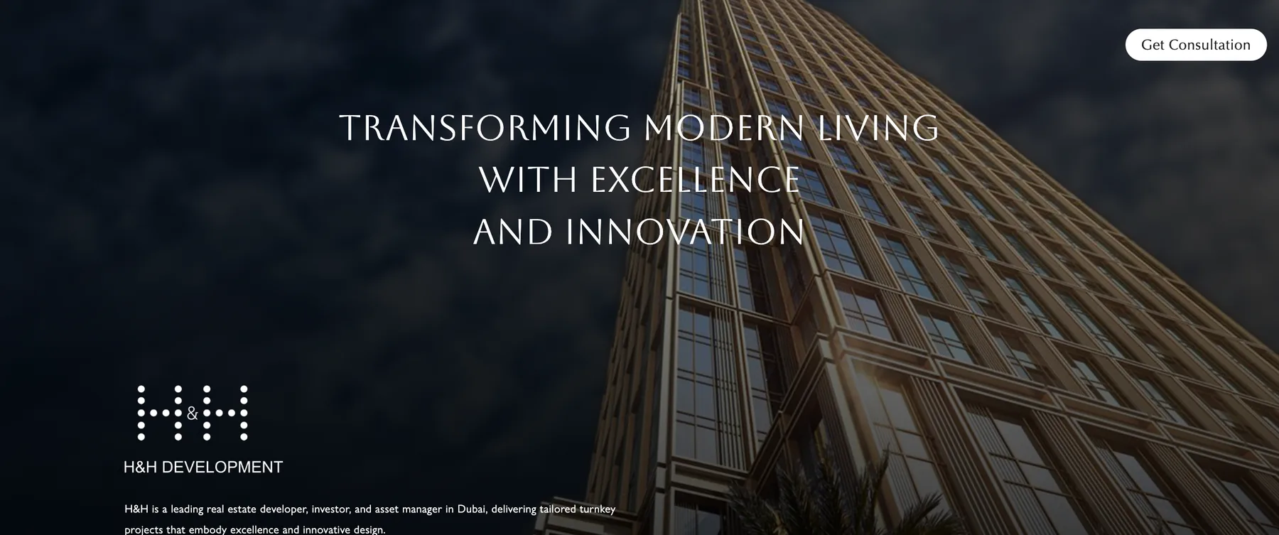 H&H: Four Seasons, Baccarat & Eden Hills, landing page for osus properties