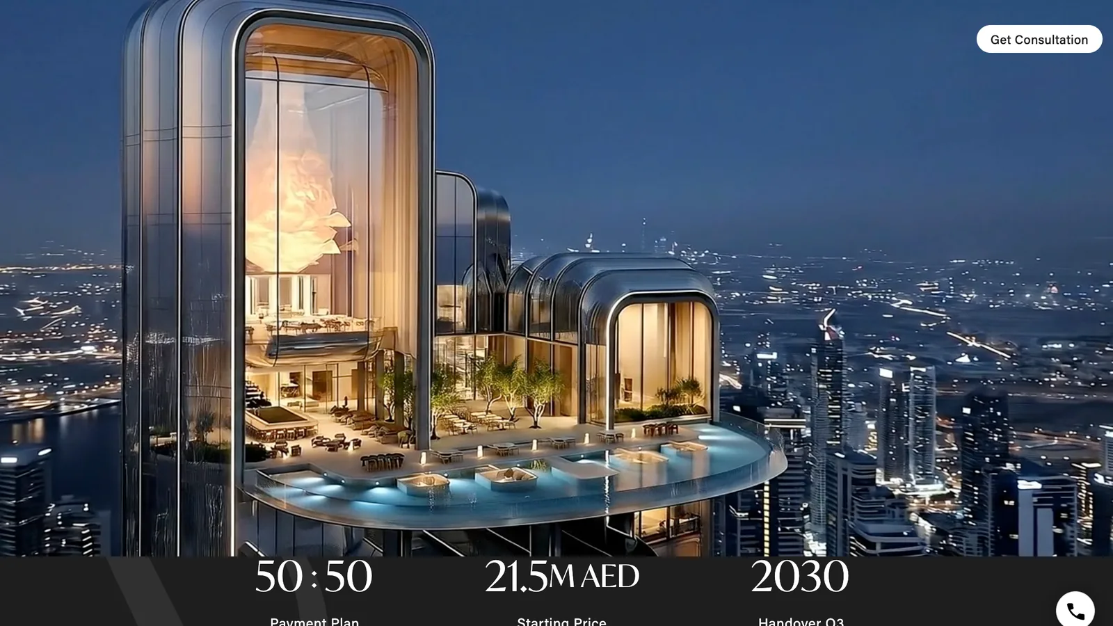 LUMENA Alta by OMNIYAT, landing page for osus properties
