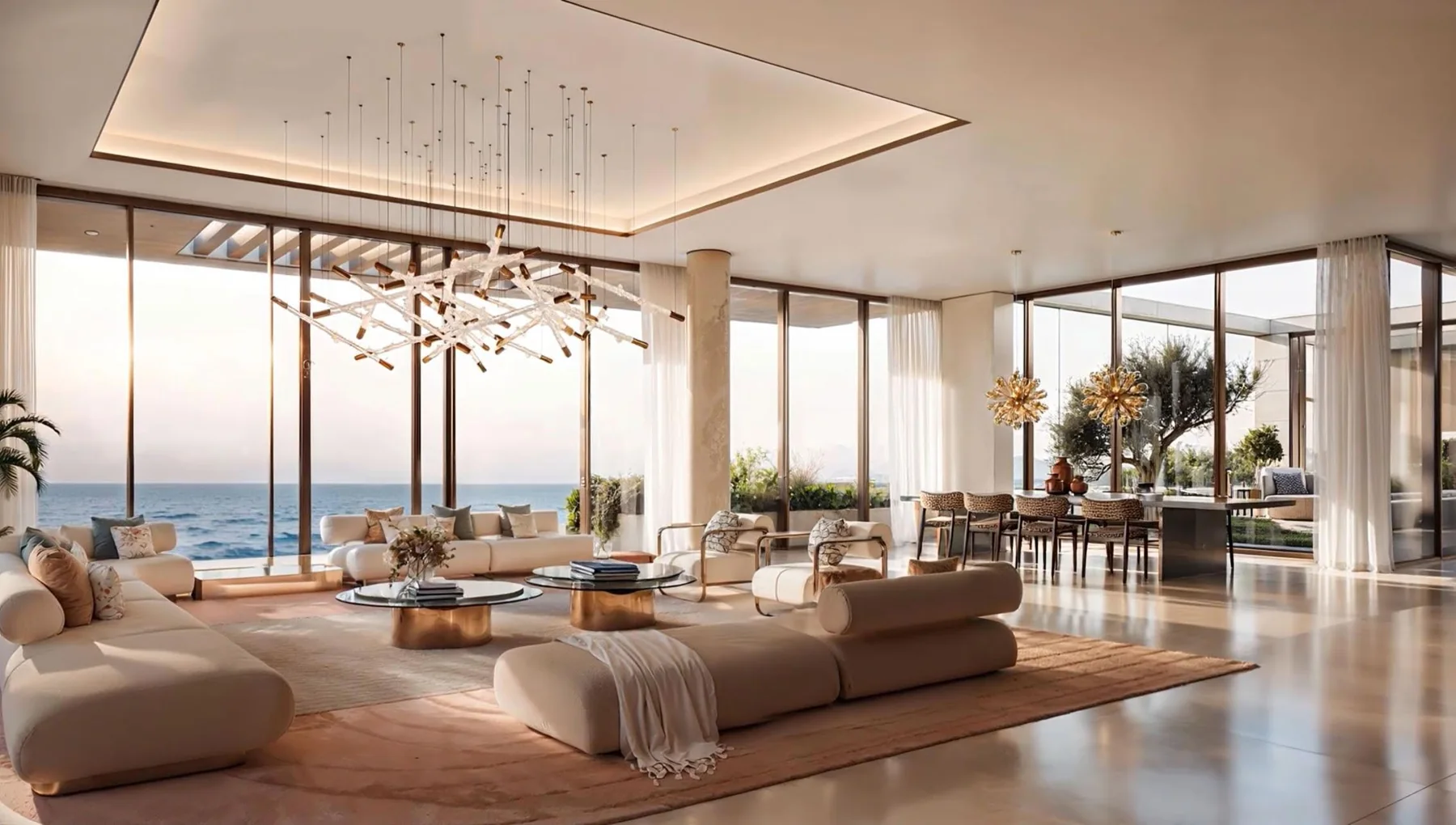 Apartment in a 3D environment, virtual set production · 2025