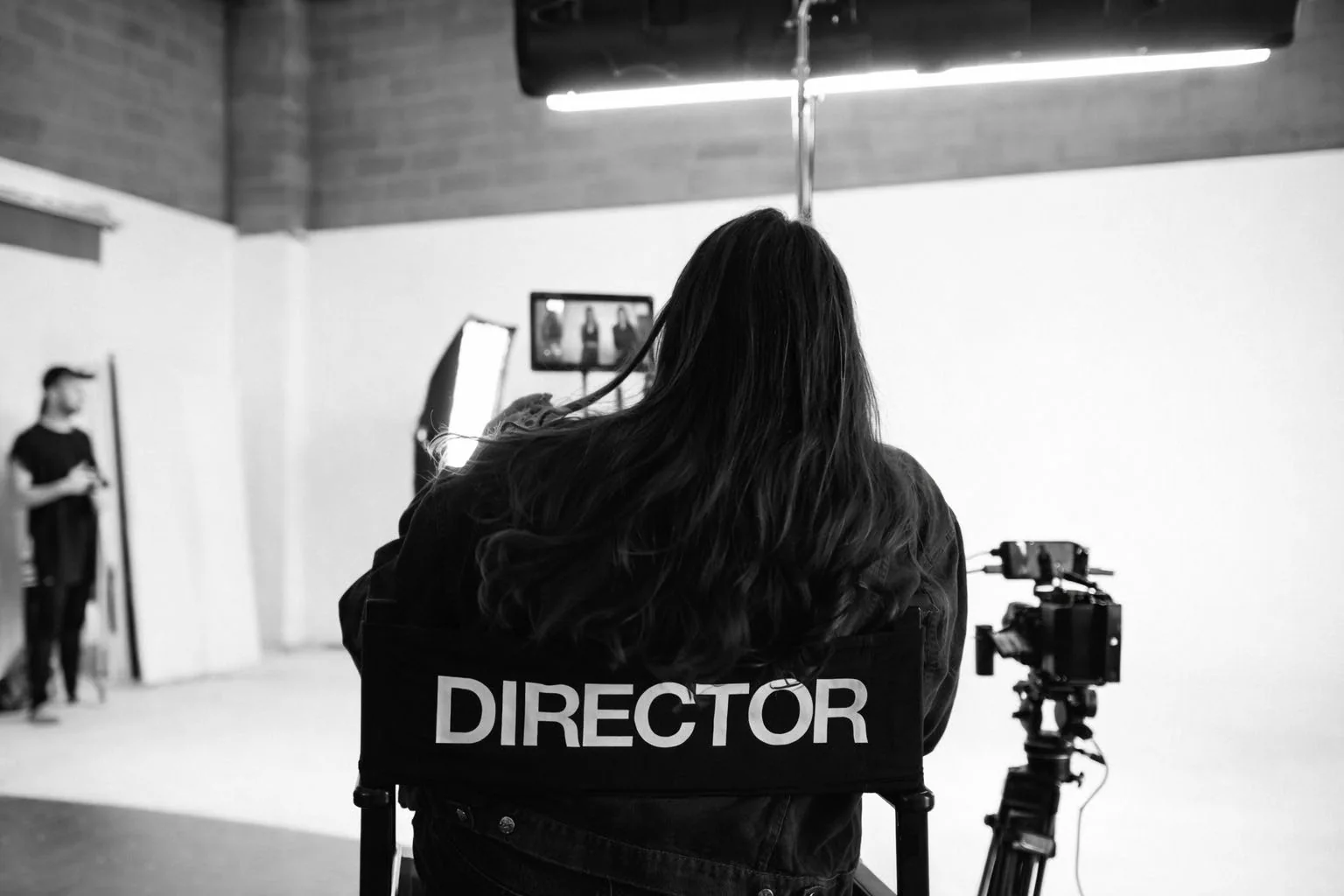 On set, studio production, direction and crew