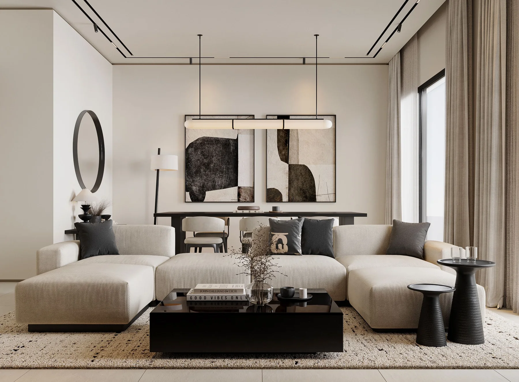 Interior walkthrough, animated walkthrough for an off-plan residence